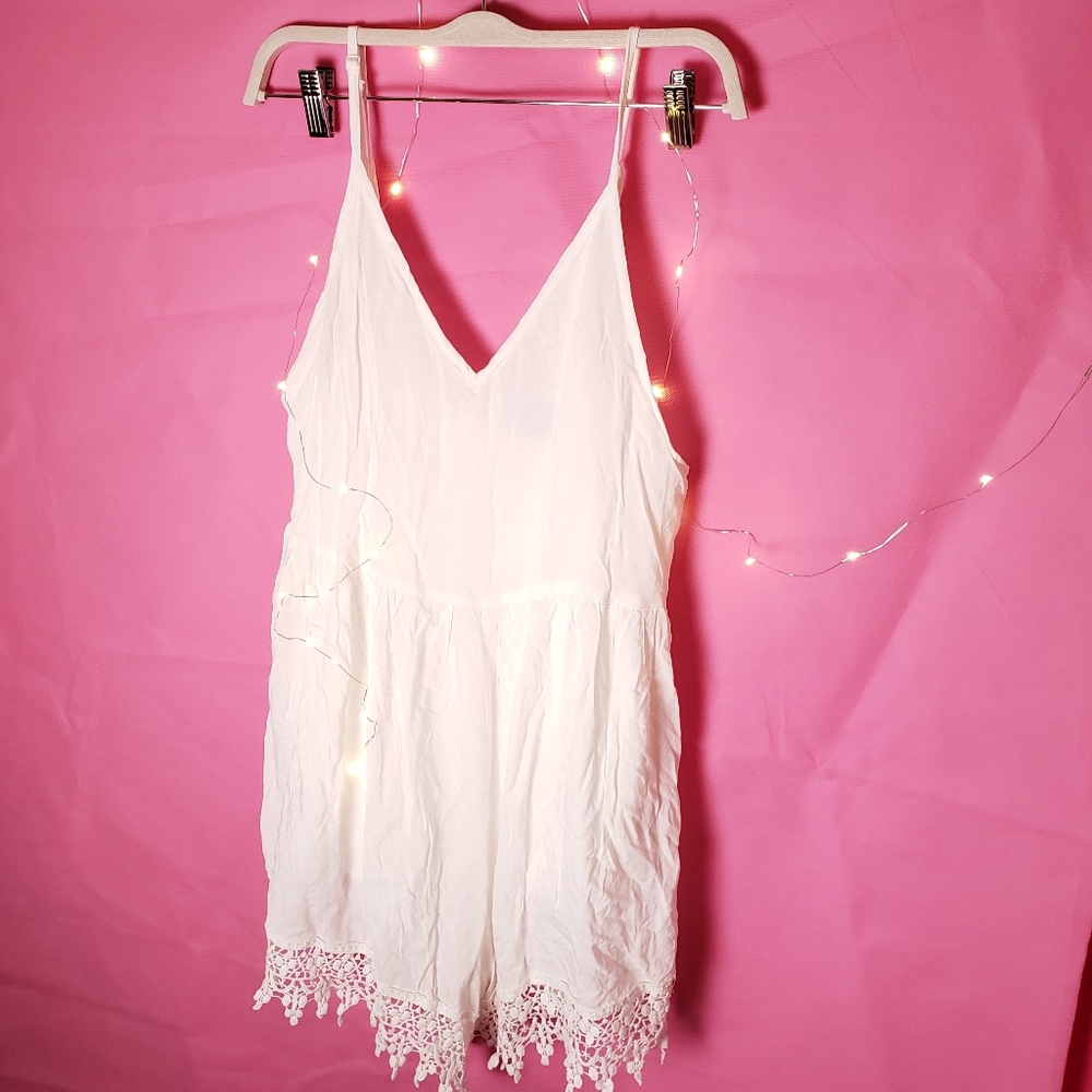 Romper,  white romper,  love and liberty